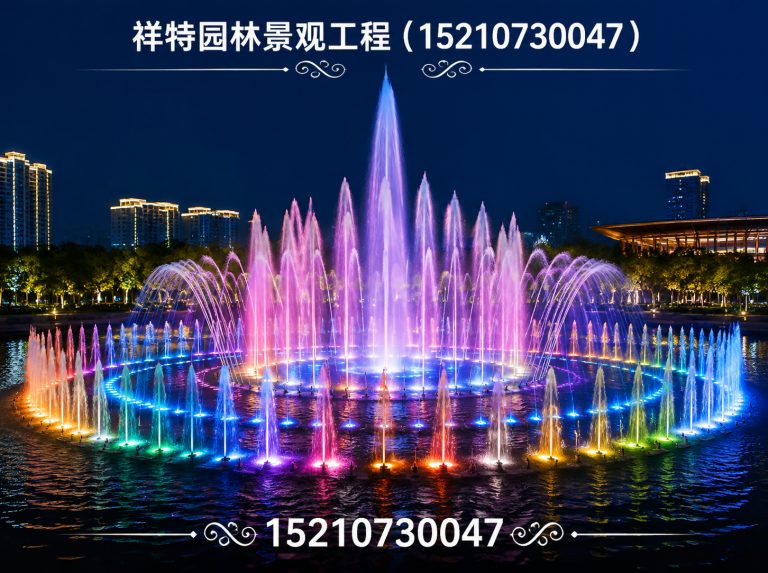 雄县旱地喷泉展示图